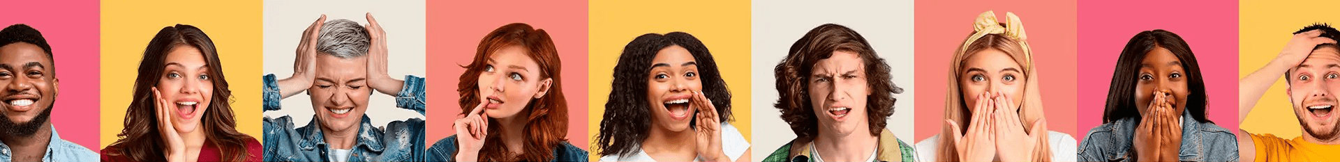 An image of people with many different personalities